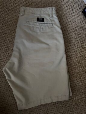 Vans Men's Khaki Chino Shorts - Light Tan